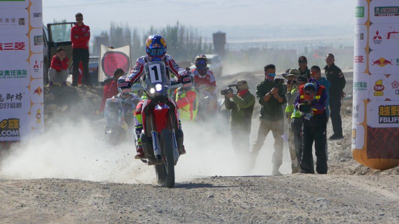 Team HRC weather a complicated stage to win in China