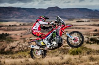 Kevin Benavides and the CRF450 RALLY