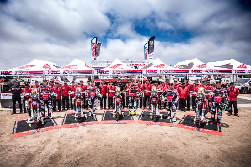 El Monster Energy Honda Team dispuesto a darlo todo en el Dakar 2018