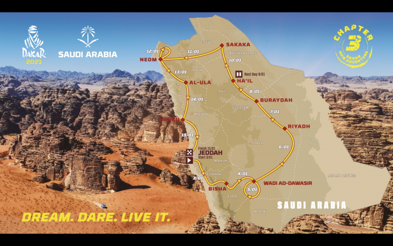 El nuevo Dakar 2021 presentado al detalle