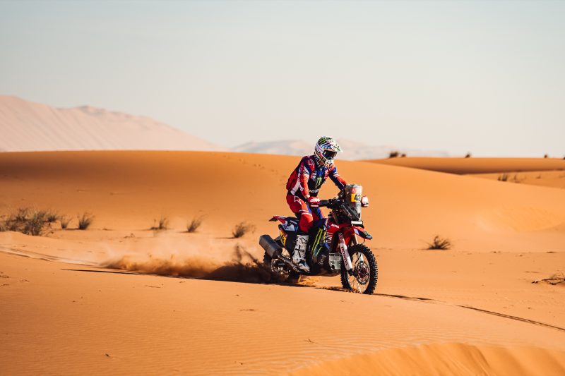 The Monster Energy Honda Team tackle the first day of the Dakar’s 48 Hour Chrono stage